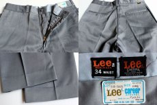 画像3: デッドストック★70s USA製 Leeリー CHETOPA TWILL ワークパンツ グレー w34 (3)