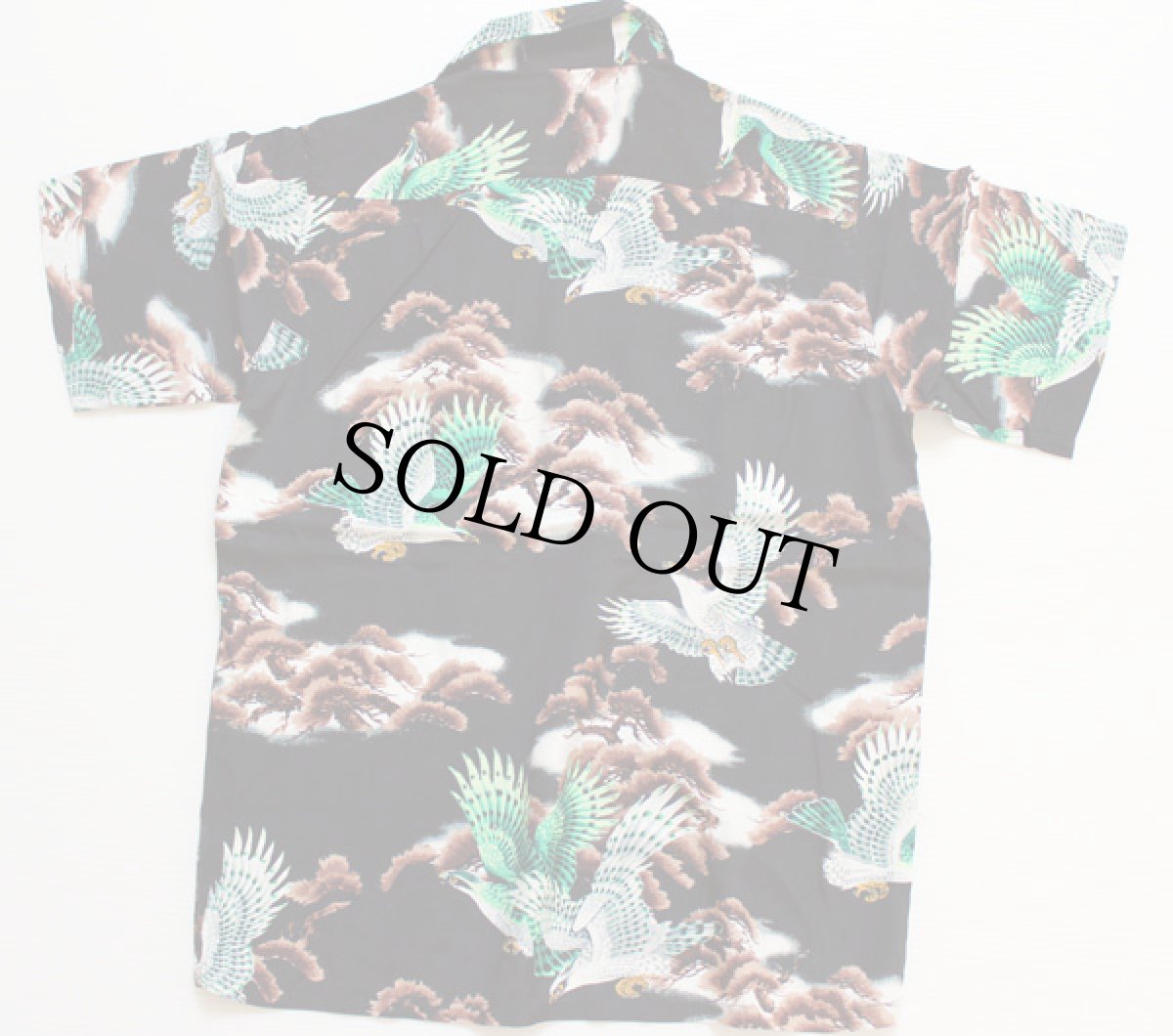 画像2: 50s 日本製 PENNEY'S 和柄 アロハシャツ 黒 (2)