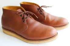 画像1: USA製 REDWINGレッドウイング 595 チャッカブーツ 茶 12D (1)