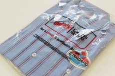 画像1: デッドストック★70s USA製 Unitog STANDARD パッチ付き ストライプ ワークシャツ (1)