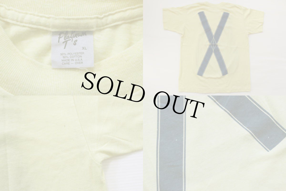 画像3: 80s USA製 HOWDY オーバーオール 騙し絵 Tシャツ 黄 XL (3)