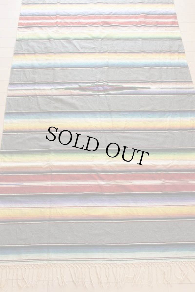 画像2: ビンテージ メキシカンラグ サラペ 大判 (2)