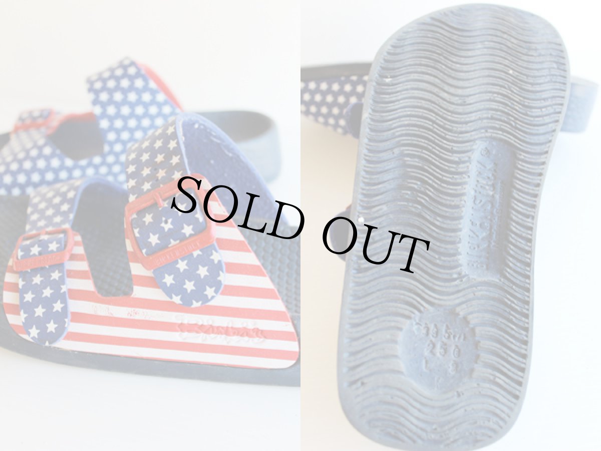 画像3: ドイツ製 BIRKENSTOCKビルケンシュトック ビルキー 星条旗柄 39/25cm (3)