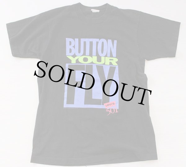 90s USA製 Levi'sリーバイス 501 BUTTON YOUR FLY コットンT