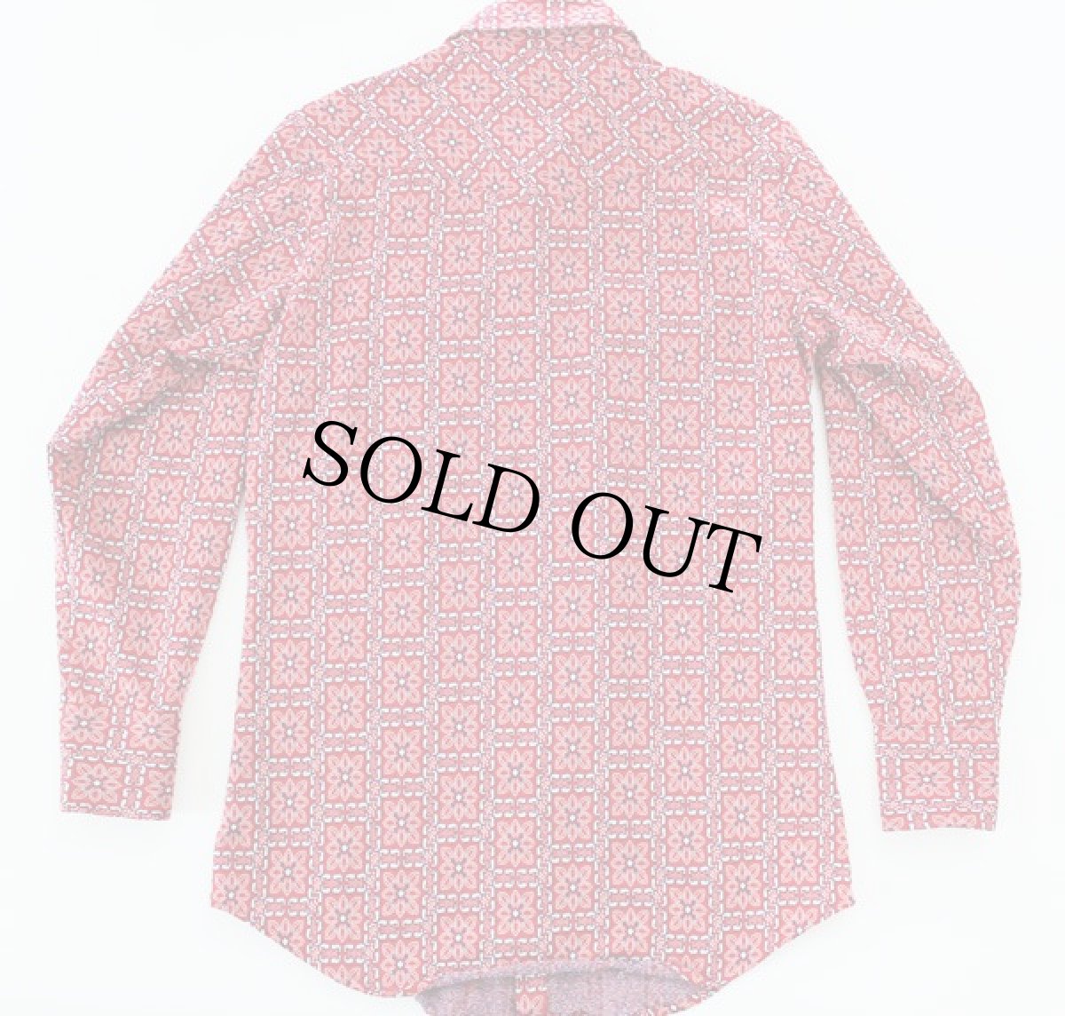 画像2: 70's Leeリー ジャガード総柄 ウエスタンシャツ (2)