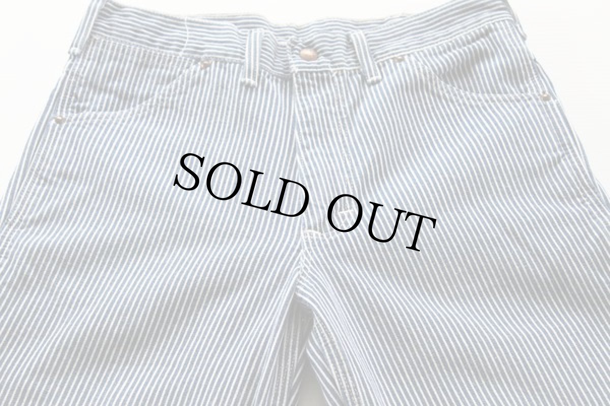 画像2: 80s USA製 BIGMACビッグマック ヒッコリー ペインターパンツ w30 	 (2)