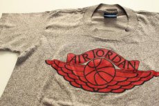 画像1: 80s NIKEナイキ AIR JORDAN エア ジョーダン Tシャツ 杢グレー (1)