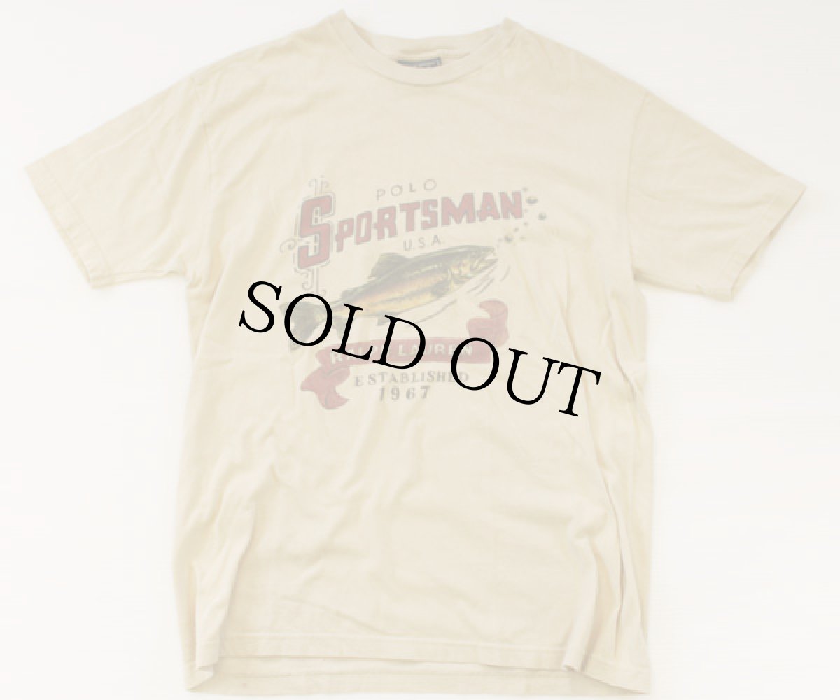 画像2: 90s USA製 POLO SPORTポロ スポーツ ラルフローレン SPORTSMAN コットンTシャツ S (2)