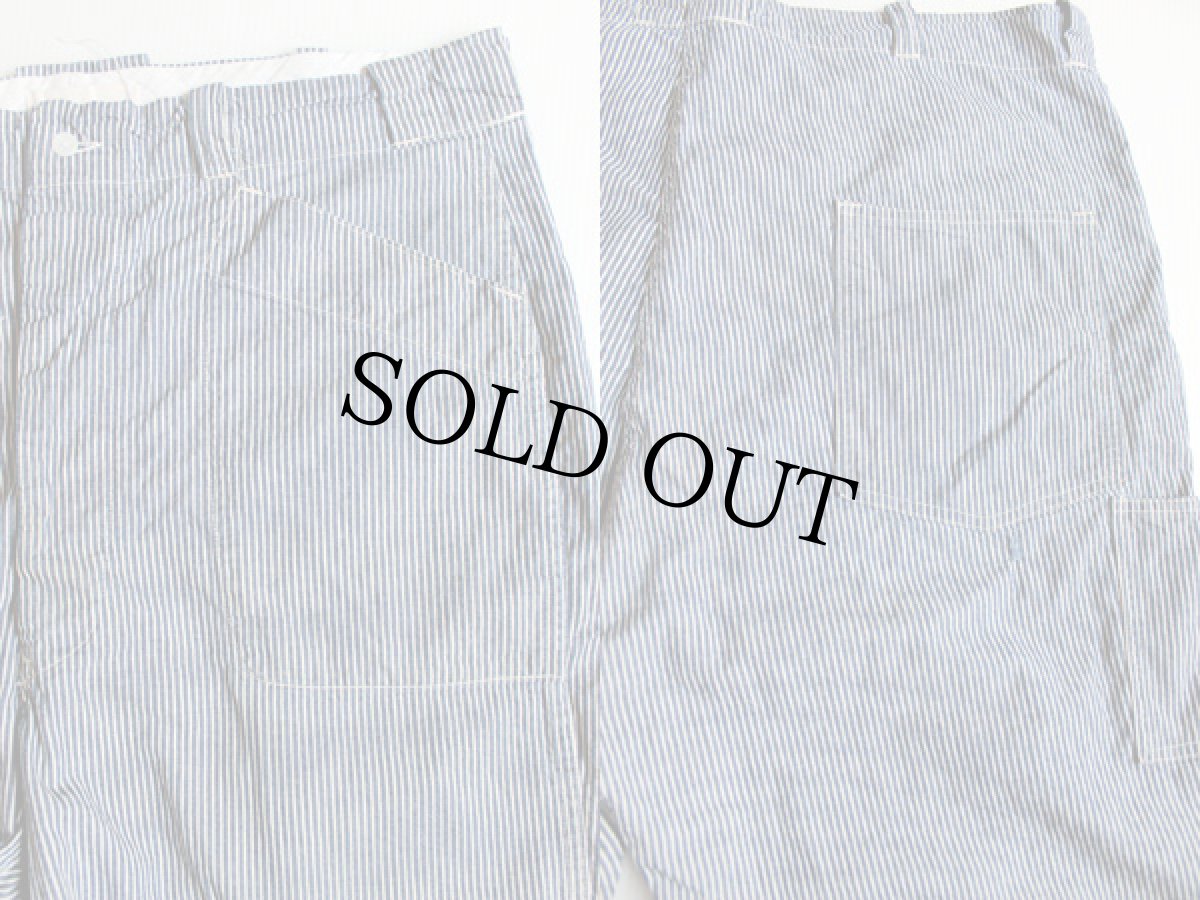 画像2: 40s UNKNOWNヒッコリーペインターパンツ w42 (2)