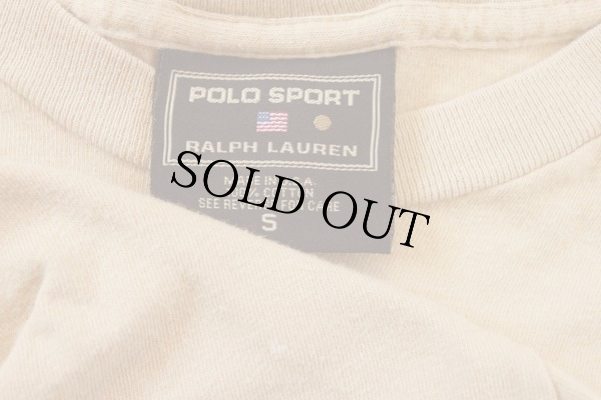画像3: 90s USA製 POLO SPORTポロ スポーツ ラルフローレン SPORTSMAN コットンTシャツ S (3)