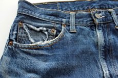 画像3: 60s LEVI'Sリーバイス 502 BIGE デニムパンツ w32 (3)