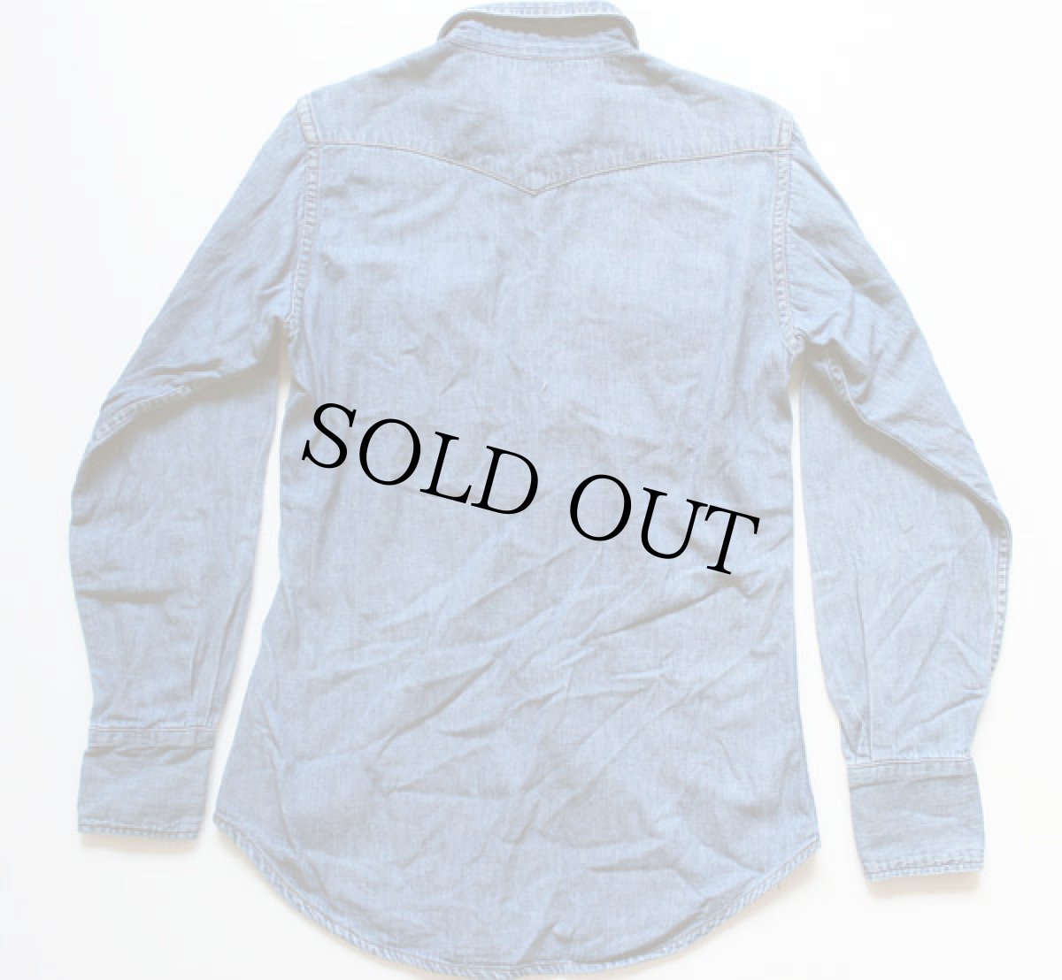 画像2: 70s JCPenney デニムウエスタンシャツ (2)