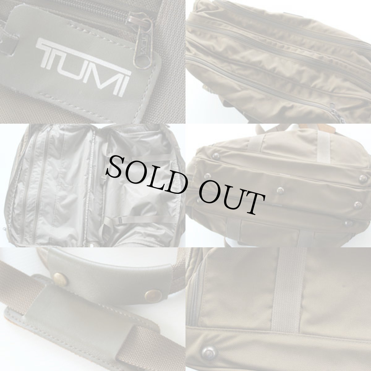 画像3: TUMIトゥミ 2WAY ナイロン ショルダーバッグ カーキ★ビジネス ブリーフケース (3)