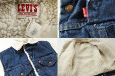 画像3: 80s USA製 Levi'sリーバイス ボアライナー デニムベスト XS (3)