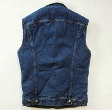 画像2: 80s USA製 Levi'sリーバイス ボアライナー デニムベスト XS (2)