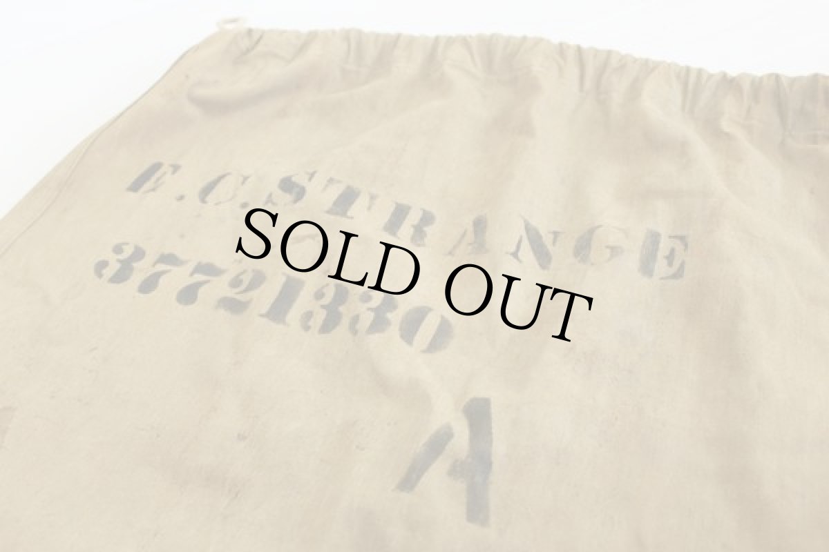 画像2: 40s 米軍 ステンシル バラックバッグ★ランドリーバッグ (2)