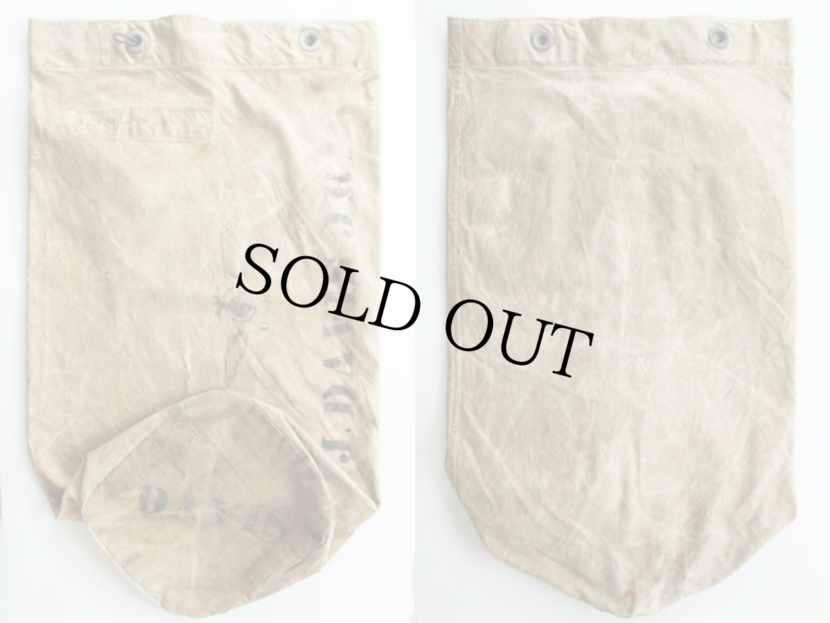 画像2: 40s 米軍 USMC ステンシル ダッフルバッグ カーキ (2)