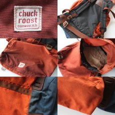 画像3: 70s chuck roost バックパック 橙×紺 (3)