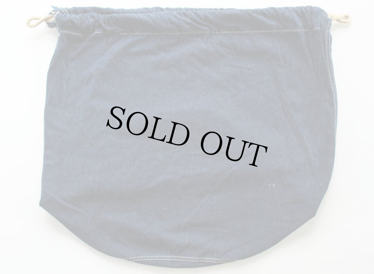 画像2: 40s 米軍 U.S.ARMY インディゴ デニム バラックバッグ★ランドリーバッグ (2)