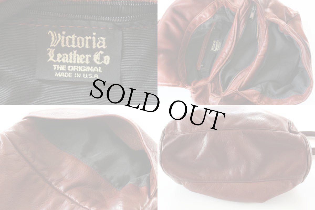 画像3: USA製 Victoria Leather レザー ショルダーバッグ (3)