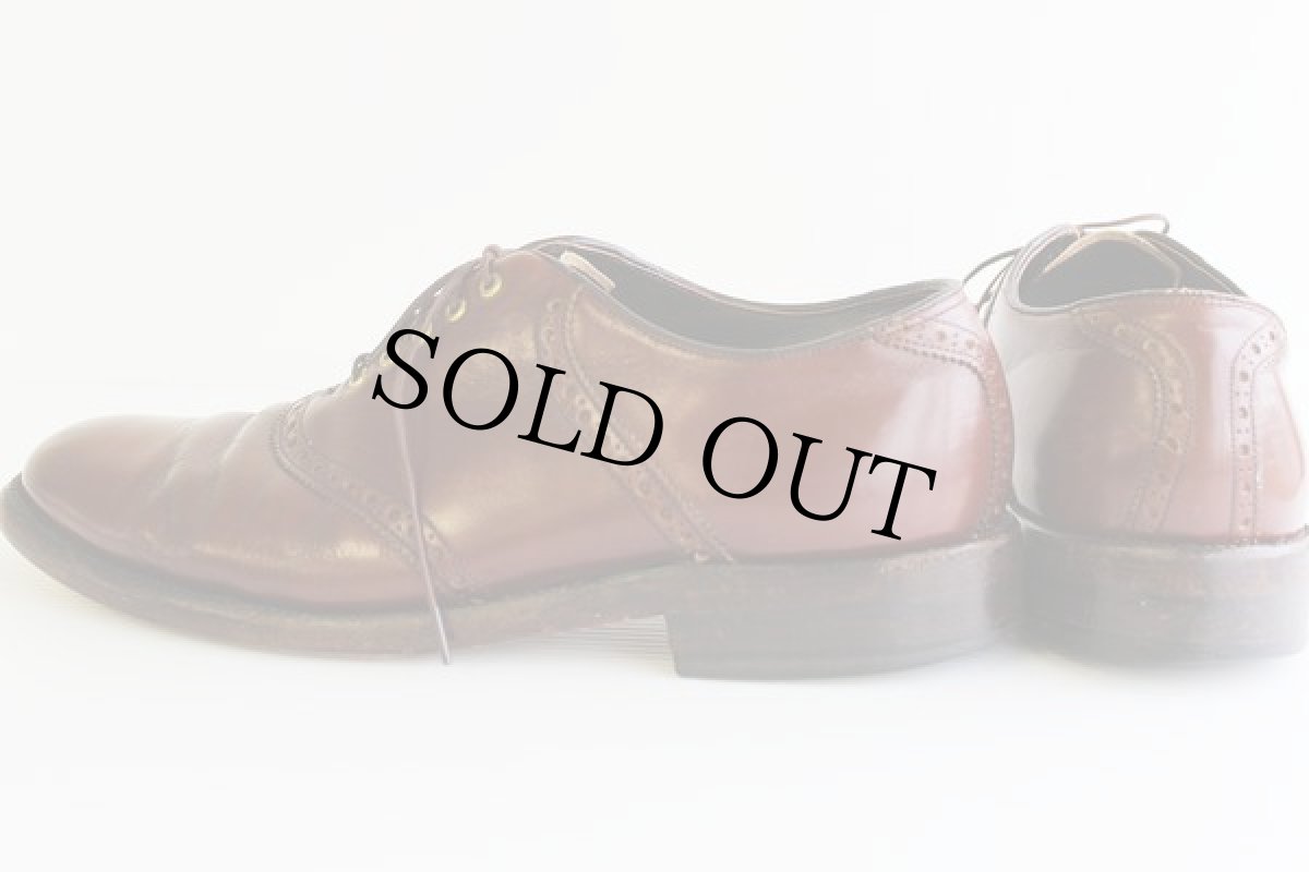 画像2: NETTLETON サドルシューズ 8.5 D★レザーシューズ 革靴 (2)