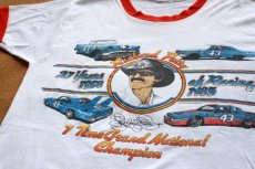 画像1: 80s RICHARD PETTY リンガーTシャツ (1)