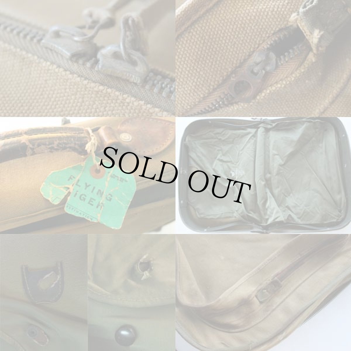 画像3: 40s 米軍 USAAF B-4 ガーメントバッグ (3)