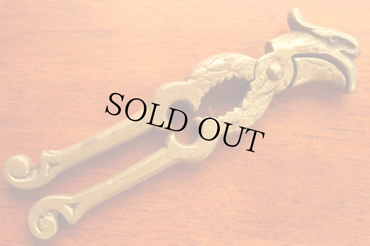 画像3: アンティーク イーグル ブラス ペンチ (3)