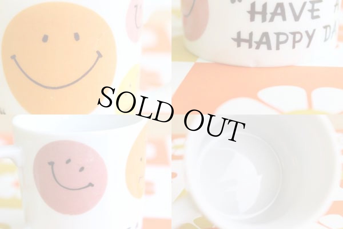 画像3: 70s スマイル “HAVE A HAPPY DAY” マグカップ (3)