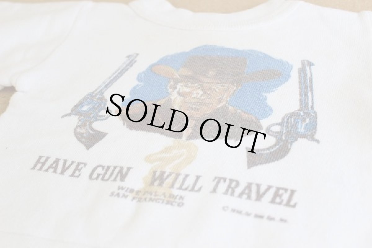 画像2: 50s Norwich Have Gun Will Travel 染み込みプリント スウェット キッズ (2)