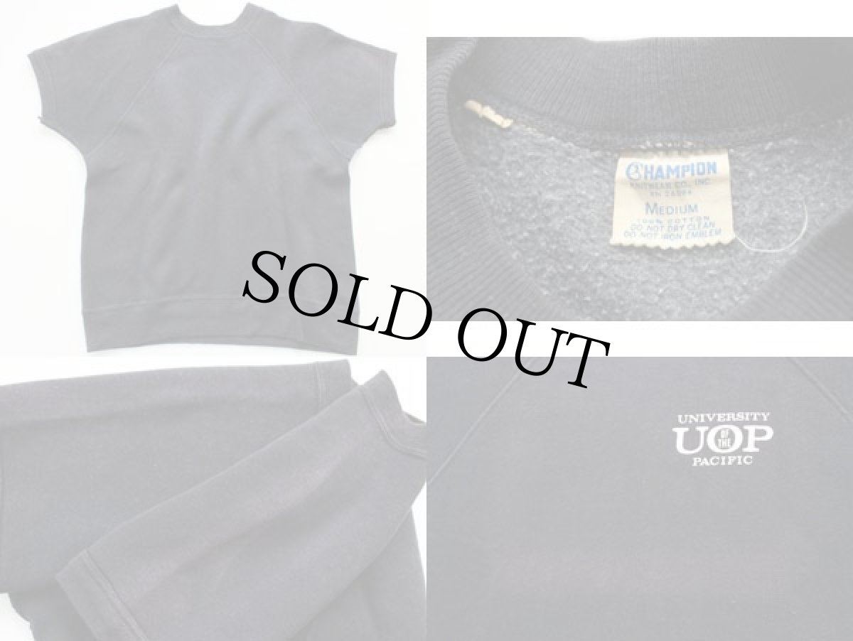 画像3: 60s CHAMPIONチャンピオン ランタグ コットン 半袖スウェット 紺 M★単色 (3)