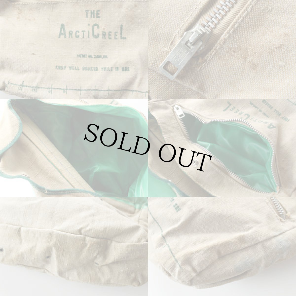 画像3: 60s ARCTICREEL キャンバス地 フィッシングバッグ (3)