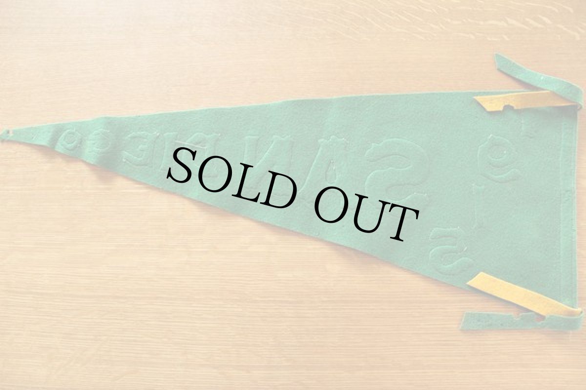 画像2: ビンテージ 1915 SAN DIEGO フェルトペナント (2)