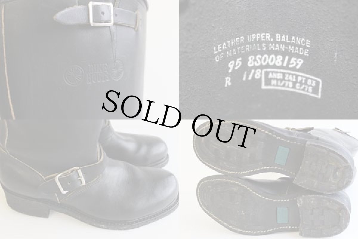 画像3: 80s USA製 BIKE BOOTS PT83 エンジニアブーツ 黒 9.5R (3)