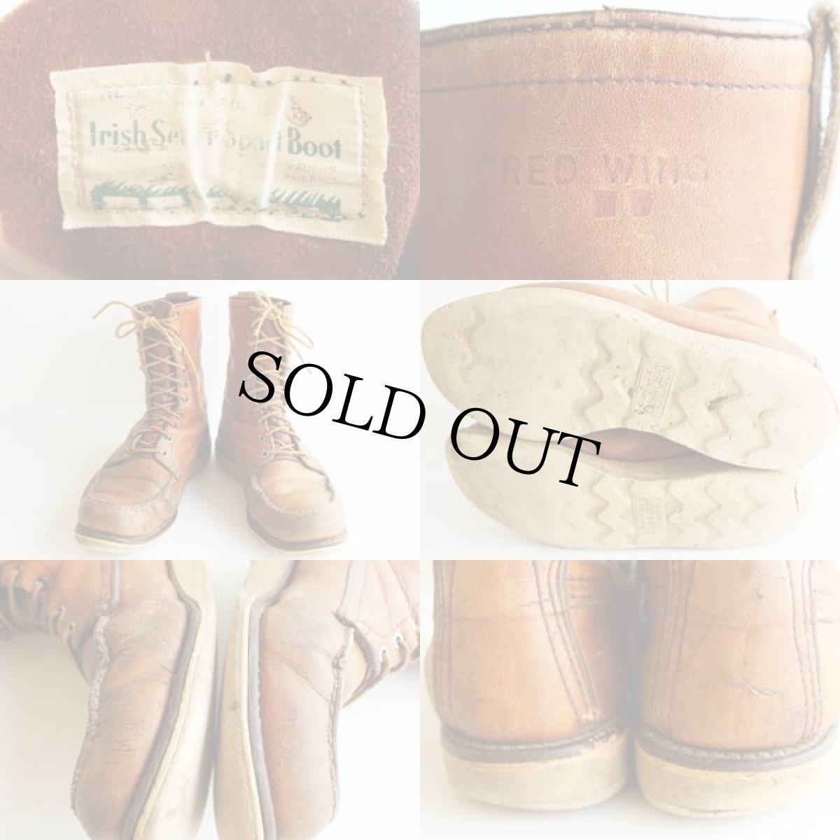 画像3: 70s REDWINGレッドウイング 877 犬タグ アイリッシュセッター ブーツ (3)