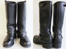 画像2: 80s USA製 BIKE BOOTS PT83 エンジニアブーツ 黒 9.5R (2)