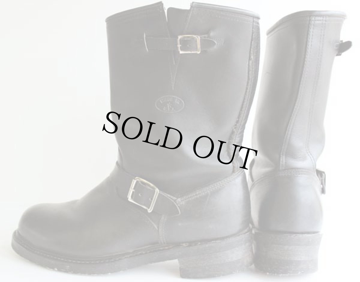 画像2: 90s USA製 PT91 エンジニアブーツ 黒 10.5 (2)