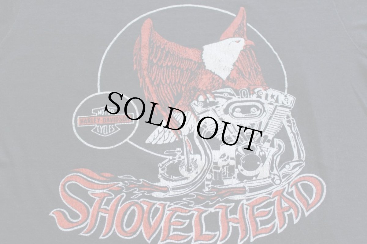 画像3: 70s USA製 HARLEY-DAVIDSON ハーレー ダビッドソン ショベルヘッド Tシャツ (3)