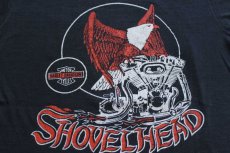 画像3: 70s USA製 HARLEY-DAVIDSON ハーレー ダビッドソン ショベルヘッド Tシャツ (3)