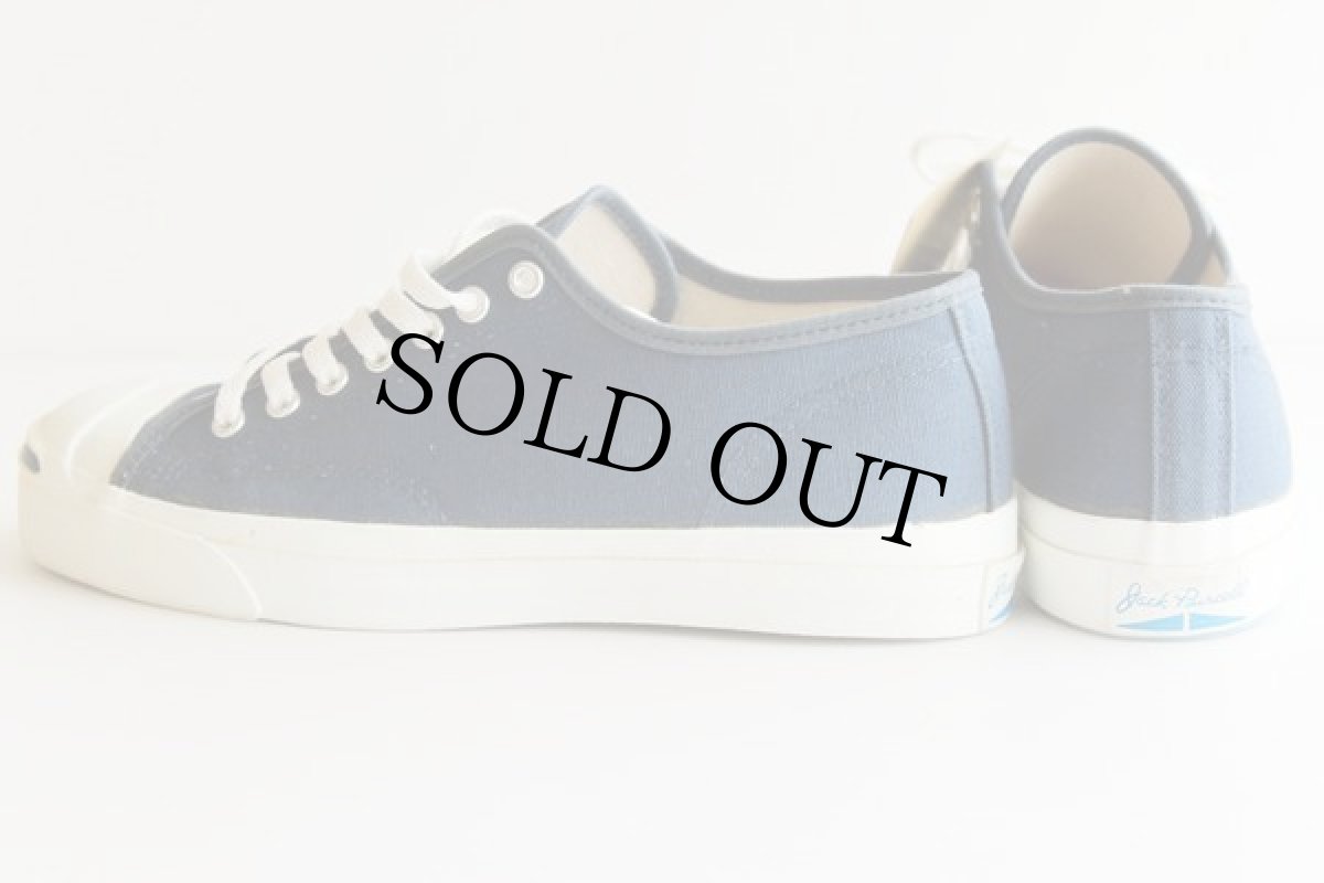 画像2: デッドストック★90s USA製 CONVERSEコンバース ジャックパーセル 紺 8 (2)