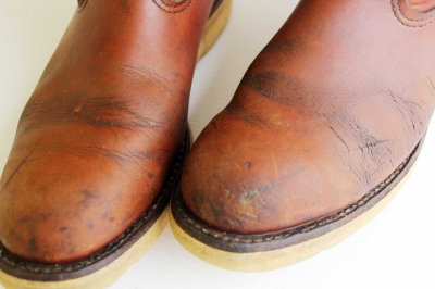 画像3: 80s USA製 REDWINGレッドウイング 866 犬タグ アイリッシュセッター ペコスブーツ 赤茶 9C