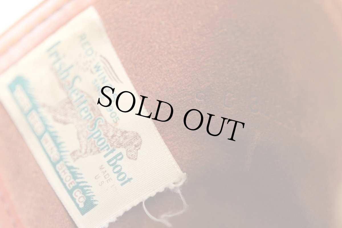 画像5: 80s USA製 REDWINGレッドウイング 866 犬タグ アイリッシュセッター ペコスブーツ 赤茶 9C (5)