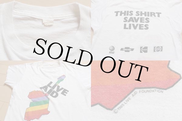 80s USA製 LIVE AID Tシャツ - Sixpacjoe Web Shop