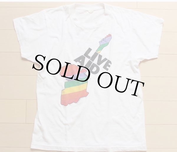 80s USA製 LIVE AID Tシャツ - Sixpacjoe Web Shop 80s USA製 LIVE AID Tシャツ - Sixpacjoe Web Shop