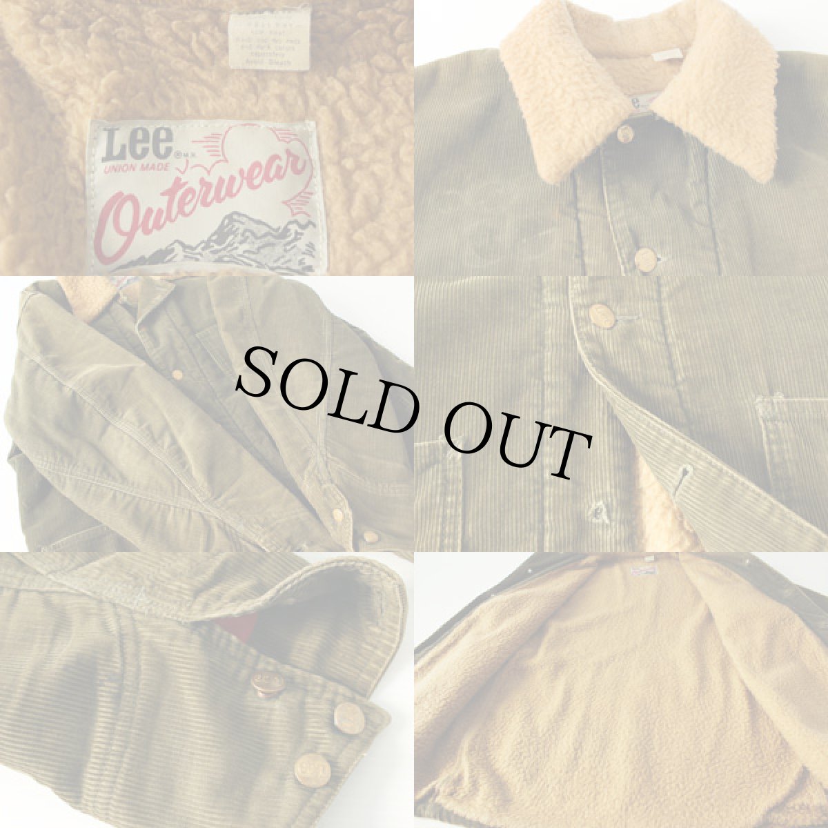 画像3: 70s USA製 Leeリー Outerwear コーデュロイ カバーオール (3)