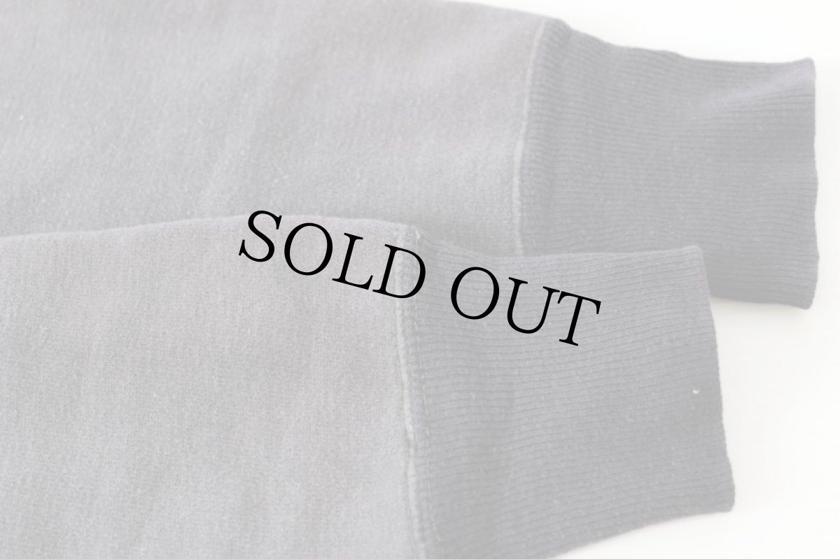 画像4: 50s DELTA SIGMA PI ひび割れプリント ツートン コットン スウェット 紺 フェード (4)