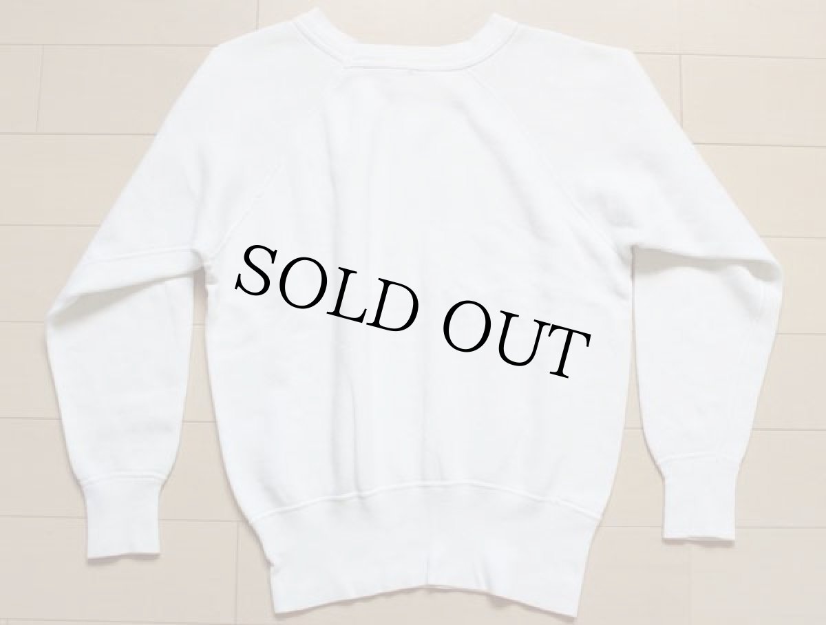 画像2: 60s USA製 Springfoot 無地 コットン スウェット 白 M (2)