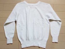 画像2: 60s USA製 Springfoot 無地 コットン スウェット 白 M (2)