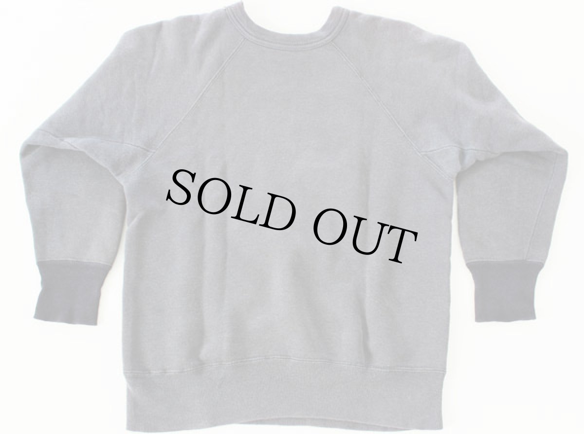 画像3: 50s DELTA SIGMA PI ひび割れプリント ツートン コットン スウェット 紺 フェード (3)