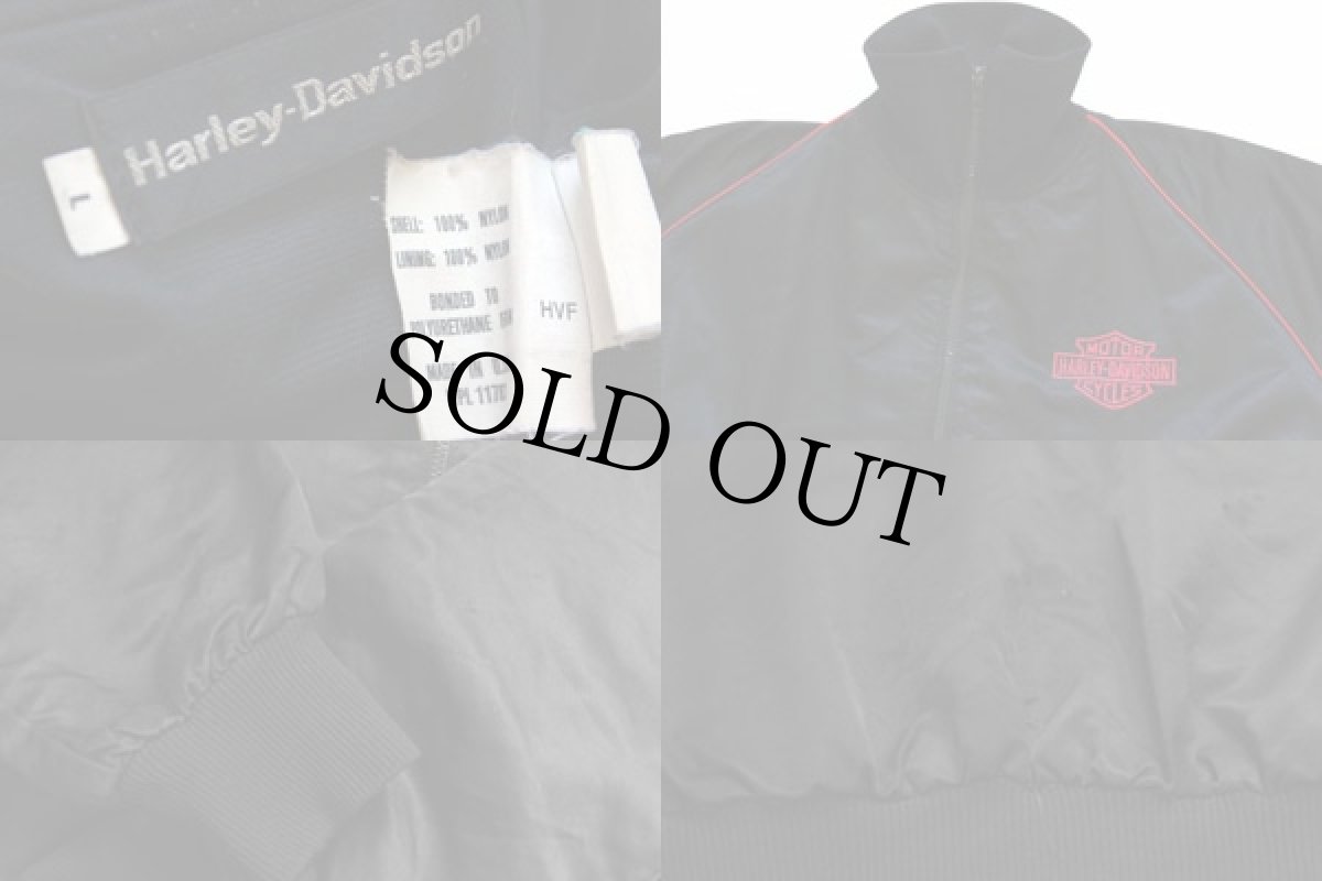 画像3: 70s USA製 HARLEY-DAVIDSONハーレーダビッドソン ナイロンジャケット L (3)